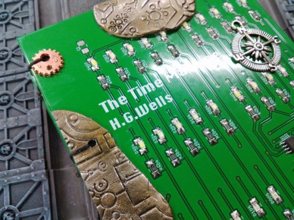 画像10: [完成品] The time machine LED book (10)